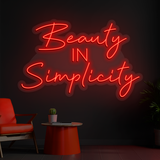 Beauty in simplicity