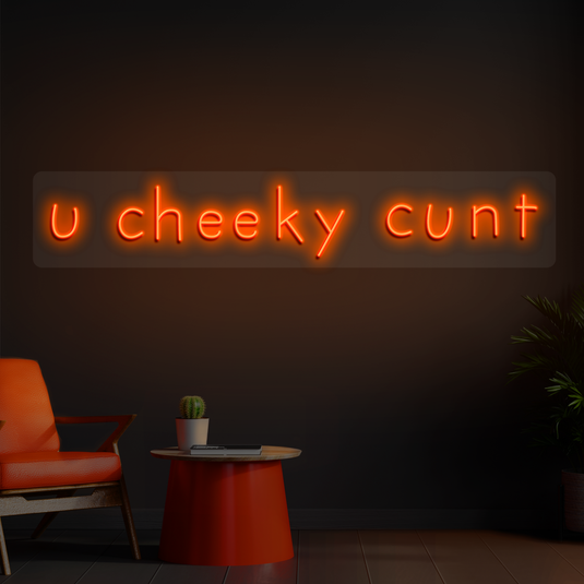 U cheeky cunt