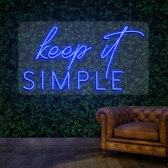 Keep it Simple