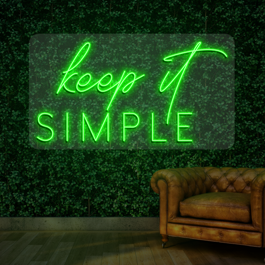 Keep it Simple