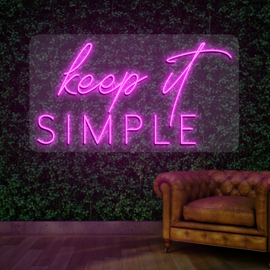 Keep it Simple