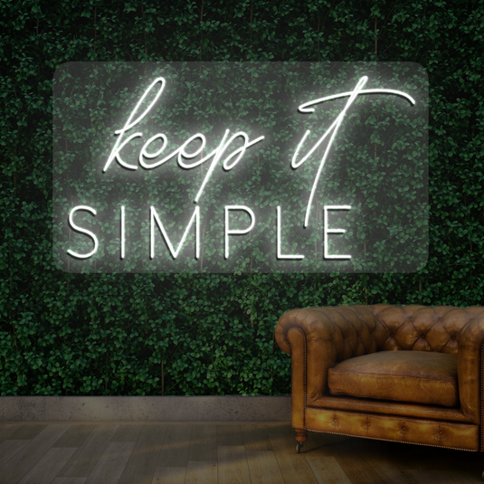 Keep it Simple