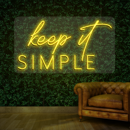 Keep it Simple