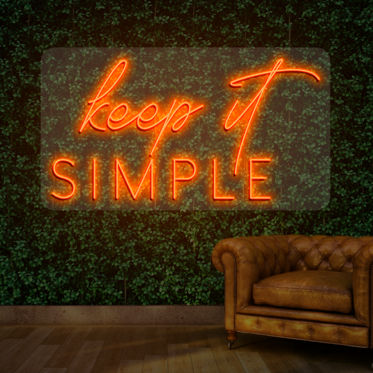 Keep it Simple