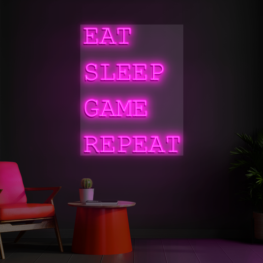 Eat, sleep, game, repeat