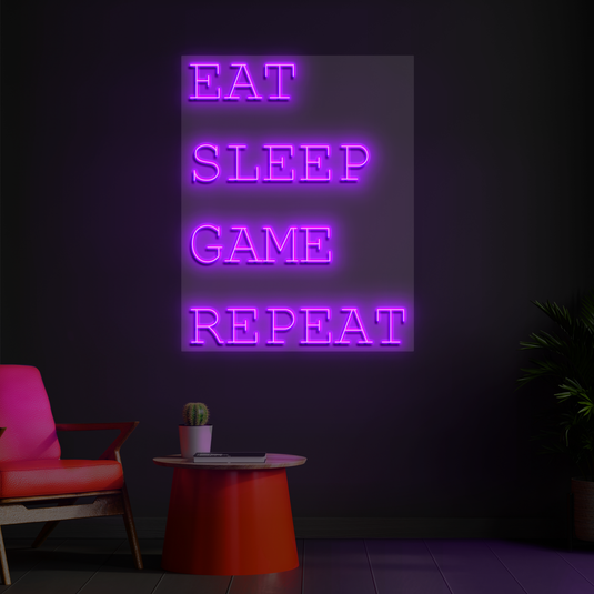 Eat, sleep, game, repeat