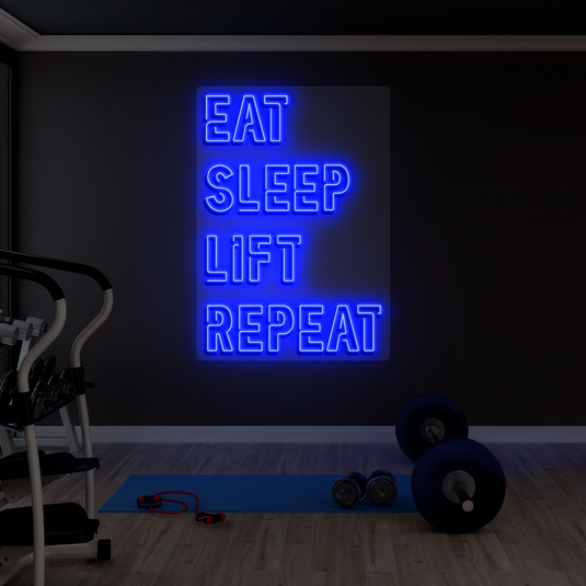 Eat, sleep, lift, repeat