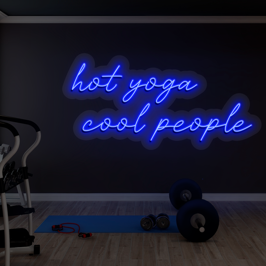 Hot yoga cool people