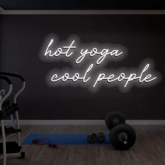 Hot yoga cool people