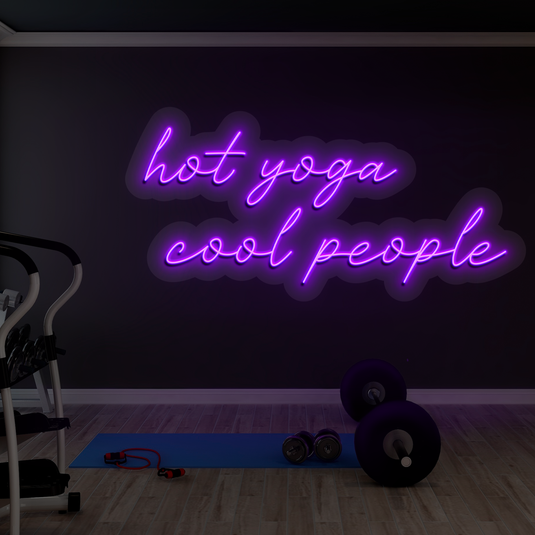 Hot yoga cool people