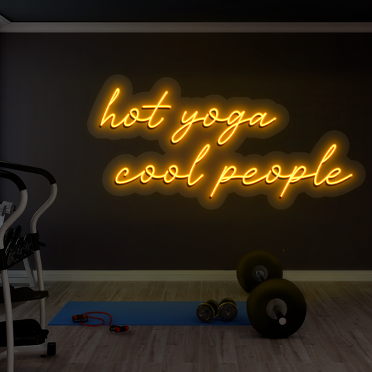 Hot yoga cool people