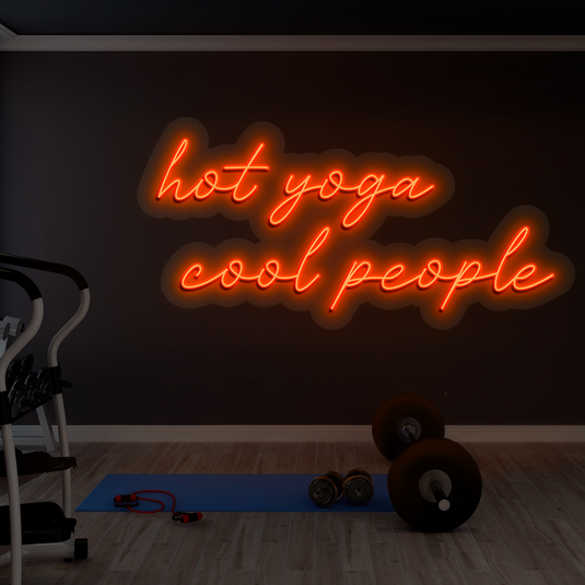 Hot yoga cool people