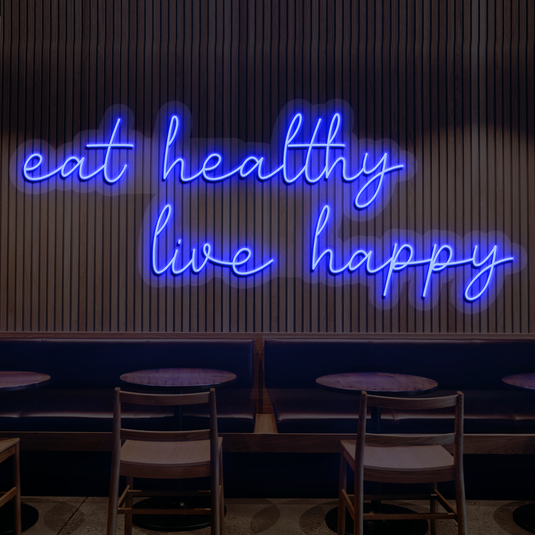 Eat healthy live happy