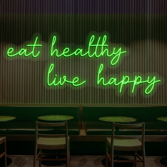 Eat healthy live happy