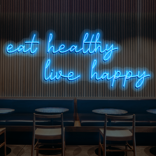 Eat healthy live happy