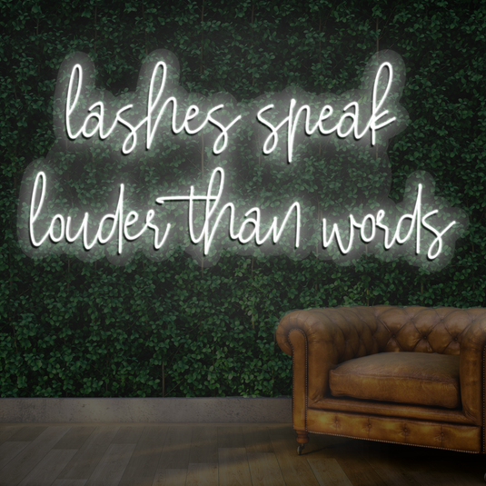 Lashes speak louder than words