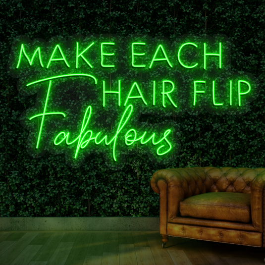 Make Each hair flip Fabulous