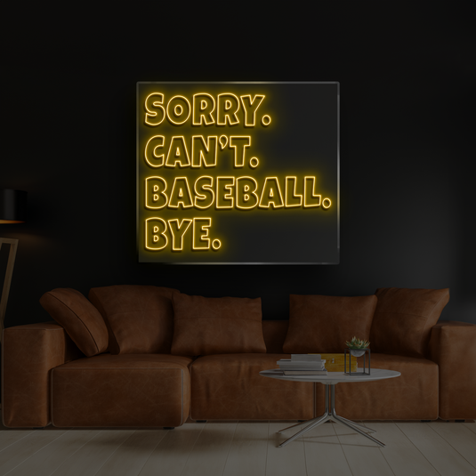 Sorry. Can't. Baseball. Bye