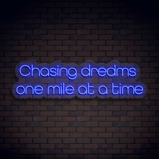 Chasing dreams  one mile at a time