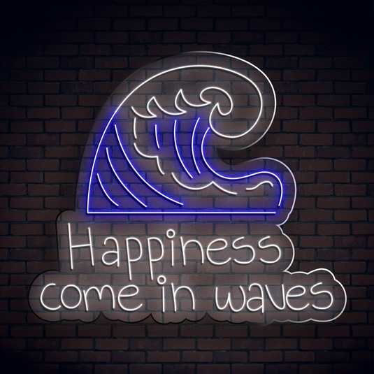 Happiness come in waves