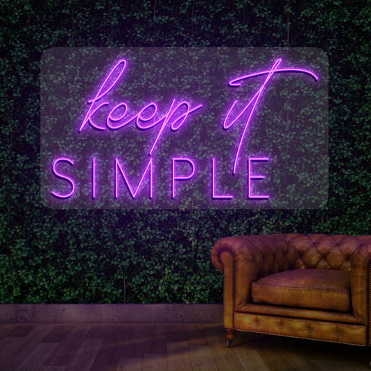 Keep it Simple