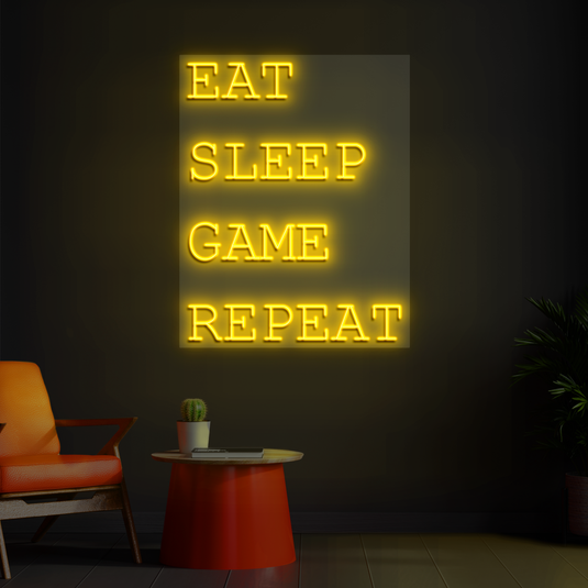 Eat, sleep, game, repeat