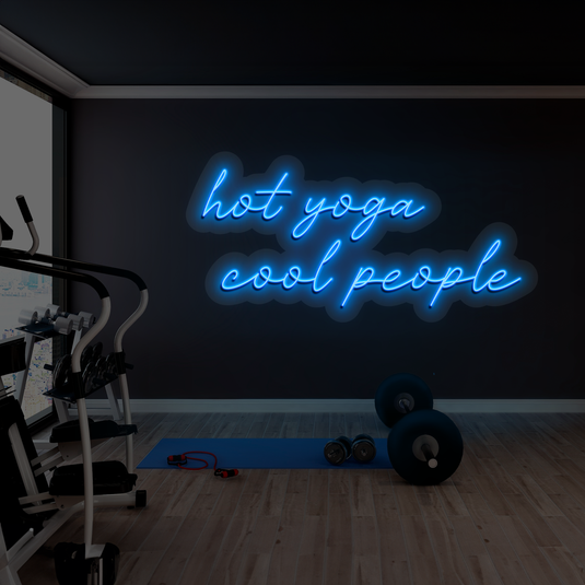 Hot yoga cool people