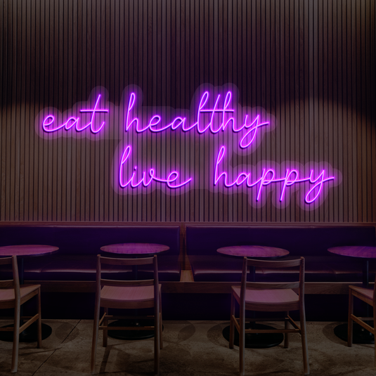 Eat healthy live happy