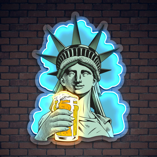 Beer With Liberty - NEON.ART